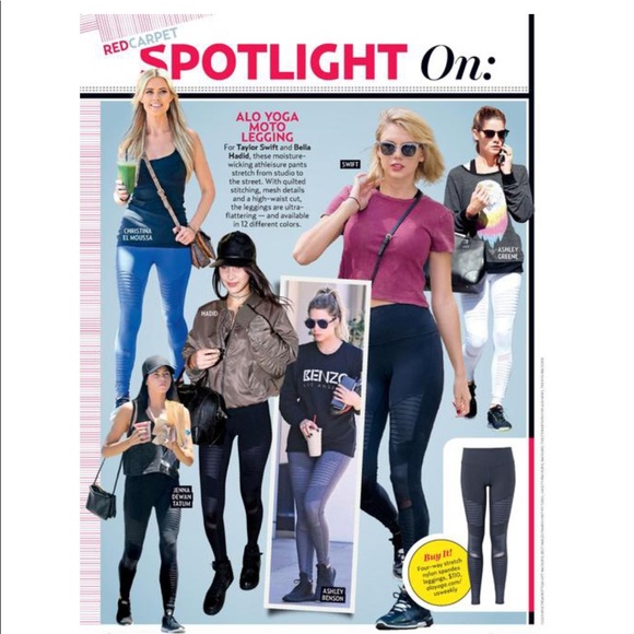 SOLD - NWT Alo High Waisted Moto Legging - Picture 8 of 8